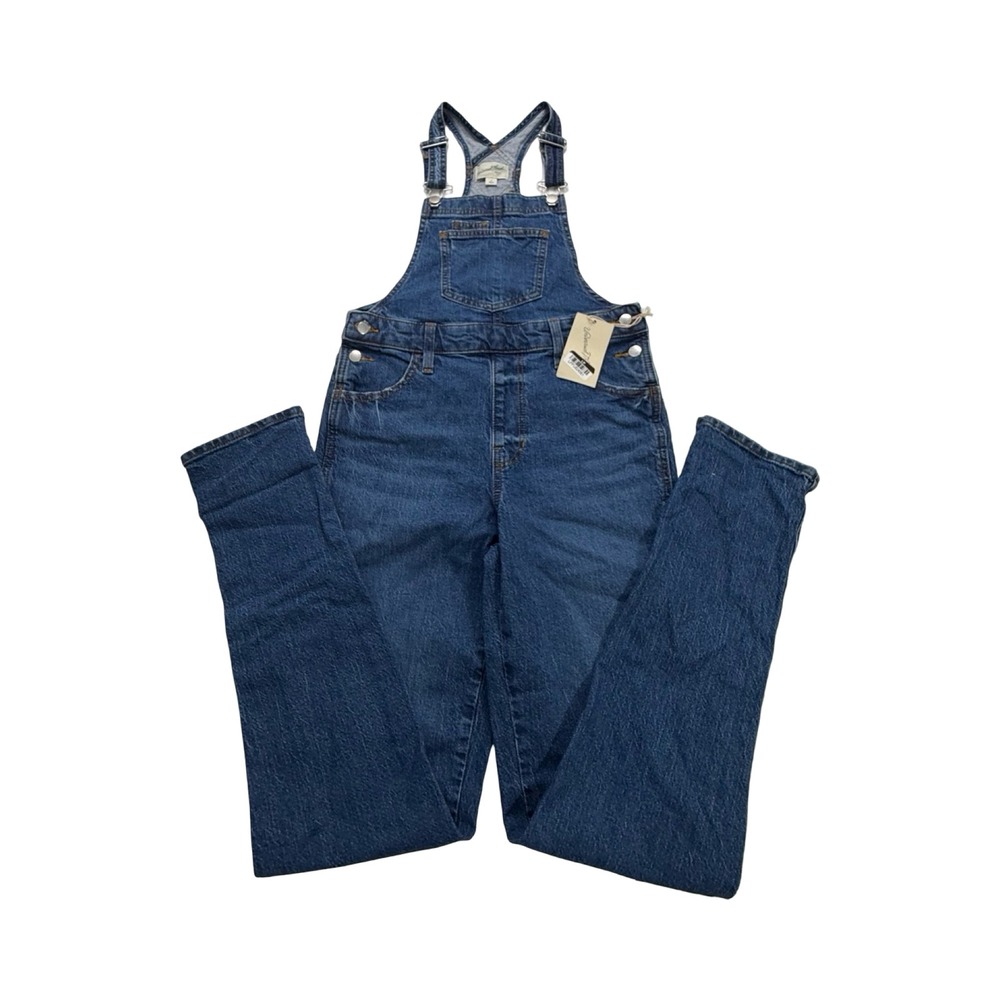 Universal Thread Overalls Womens 0 Blue Denim Cotton Stretch Western